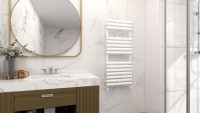 Arezzo Design Moon White 500x1200 mm törölközőszárító radiátor, fehér AR-M12050W