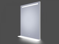 Arezzo Design LED okostükör 60x80 cm, hangszóróval, polccal, állítható fényerővel AR-6080