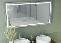 Tboss Floating Mirror Aura 120x60 cm tükör, integrált LED világítással, érintőkapcsolós 