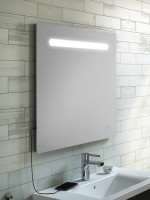 Valore Lina 80 cm tükör LED világítással, páramentesítő fűtéssel, USB töltővel 