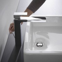 Hansgrohe Vernis Shape 190 mosdócsaptelep, automata leeresztővel, króm