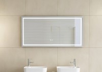 Tboss Floating Mirror Aura 140x60 cm tükör, integrált LED világítással, érintőkapcsolós 