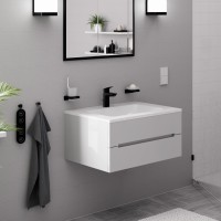 Hansgrohe Logis 100 mosdócsaptelep, automata leeresztővel, fekete 71100670