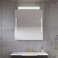 Tboss Floating Mirror Valoa tükör, integrált LED világítással, érintőkapcsolóval, fényerősz