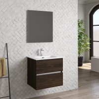 Coycama Dorian 60 cm alsó fürdőszobabútor, Onix New porcelán mosdóval