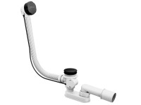 Ravak kád le- és túlfolyószett, bowdenes, 570 mm, fekete X01745