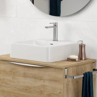 Coycama Nove pultra tehető kerámia mosdó csaplyukkal 80x42 cm