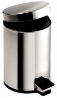 Aqualine Simple Line szemetes, fényes inox 3 l  27103