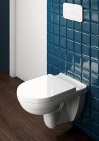 Villeroy&Boch O.novo Compact perem nélküli fali WC, mélyöblítésű, rövidített hosszúságú kivitel 36x4