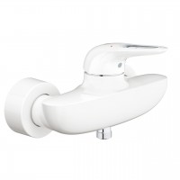 Grohe Eurostyle fehér zuhanycsaptelep, lyukas fogantyús 33590LS3