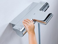 Grohe Grohtherm 2000 New termosztátos kádtöltő csaptelep polccal együtt 34464001