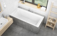 Roltechnik Savona 180x80 cm egyenes akril kád