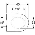 Geberit Icon lecsapódásmentes WC ülőke, új forma