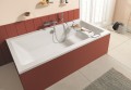 Villeroy & Boch Targa Plus Duo akril kád 170x75 cm + vízszintező kádláb + Alcaplast automata k