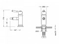 Arezzo Design Oldfield bidécsaptelep kerámia fogantyúval AR-51023