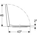 Geberit Selnova Duroplast WC ülőke, normál záródású