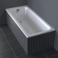 Duravit D-Code 160x70cm egyenes akril kád, lefolyó a lábrészen