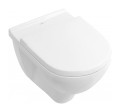 Villeroy&Boch O.Novo Combipack mélyöblítésű fali WC + lecsapódásmentes WC ülőke 36x56 cm 56