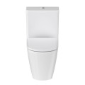 Duravit D-Neo Rimless - perem nélküli monoblokk WC + oldalsó vízbekötésű tartály SZETT