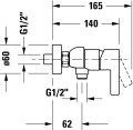 Duravit D-Neo zuhanycsaptelep