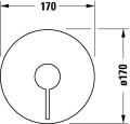 Duravit D-Neo falsík alatti 1 funkciós zuhanycsaptelep (látszó rész)