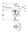 Grohe Eurocube mosdócsaptelep S méret, leeresztő nélkül 2313200E