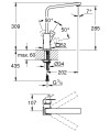 Grohe Eurocube mosogató csaptelep 31255000