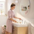 Hansgrohe Rebris S mosdócsaptelep 110 CoolStart, automata lefolyógarnitúrával