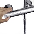 Hansgrohe Vernis Blend Showerpipe 200 1 jet zuhanyrendszer, termosztátos csapteleppel, króm