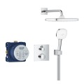 Grohe Grohtherm falsík alatti komplett zuhanyrendszer, Tempesta 250 Cube fejzuhannyal 34871000