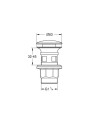 Grohe Push-open - click-clack mosdó leeresztő, matt fekete 1024642430