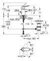 Grohe Eurosmart Cosmopolitan bidécsap 32839000