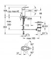 Grohe Eurocube egykaros bidécsap 23138000