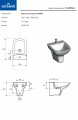 Cersanit Carina fali bidet K31-010