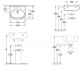 Villeroy&Boch O.Novo mosdó 55x45 cm 51605501