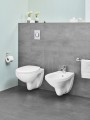 Grohe Bau Ceramic perem nélküli fali WC + lecsapódásmentes WC ülőke