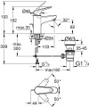 Grohe Euroeco 2024 mosdócsaptelep S méret, automata leeresztővel 23262001