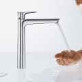 Hansgrohe Talis E 240 magasított mosdó csaptelep automata leeresztővel 71716000